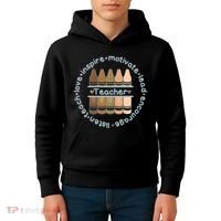 Multiethnic Teacher Inspire Motivate Lead Kids Hoodie thumb 4
