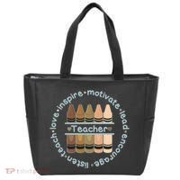 Multiethnic Teacher Inspire Motivate Lead Tote Bag thumb 0