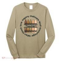 Multiethnic Teacher Inspire Motivate Lead Long Sleeve Shirt thumb 0