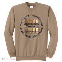 Multiethnic Teacher Inspire Motivate Lead Sweatshirt thumb 0