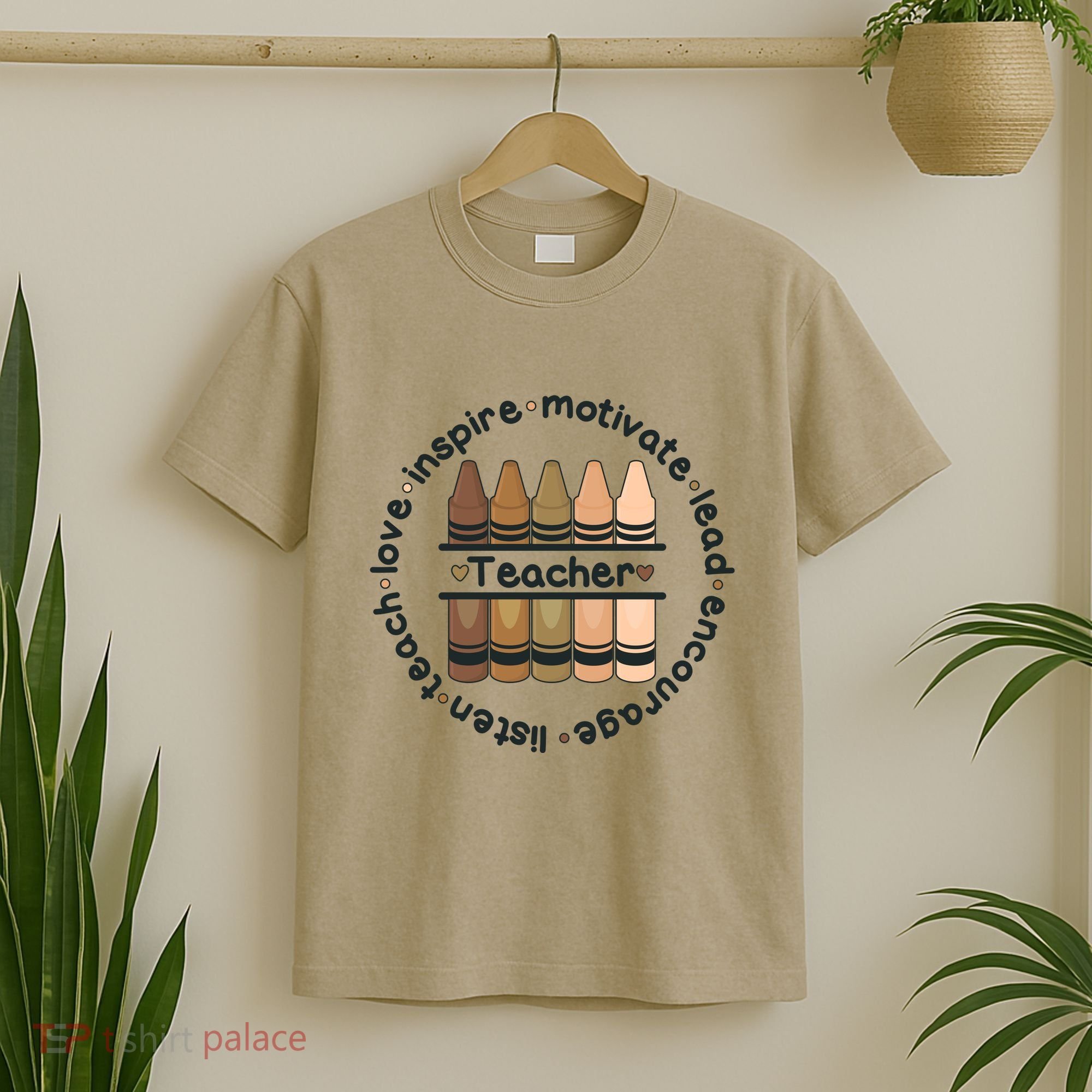 Multiethnic Teacher Inspire Motivate Lead T-Shirt
