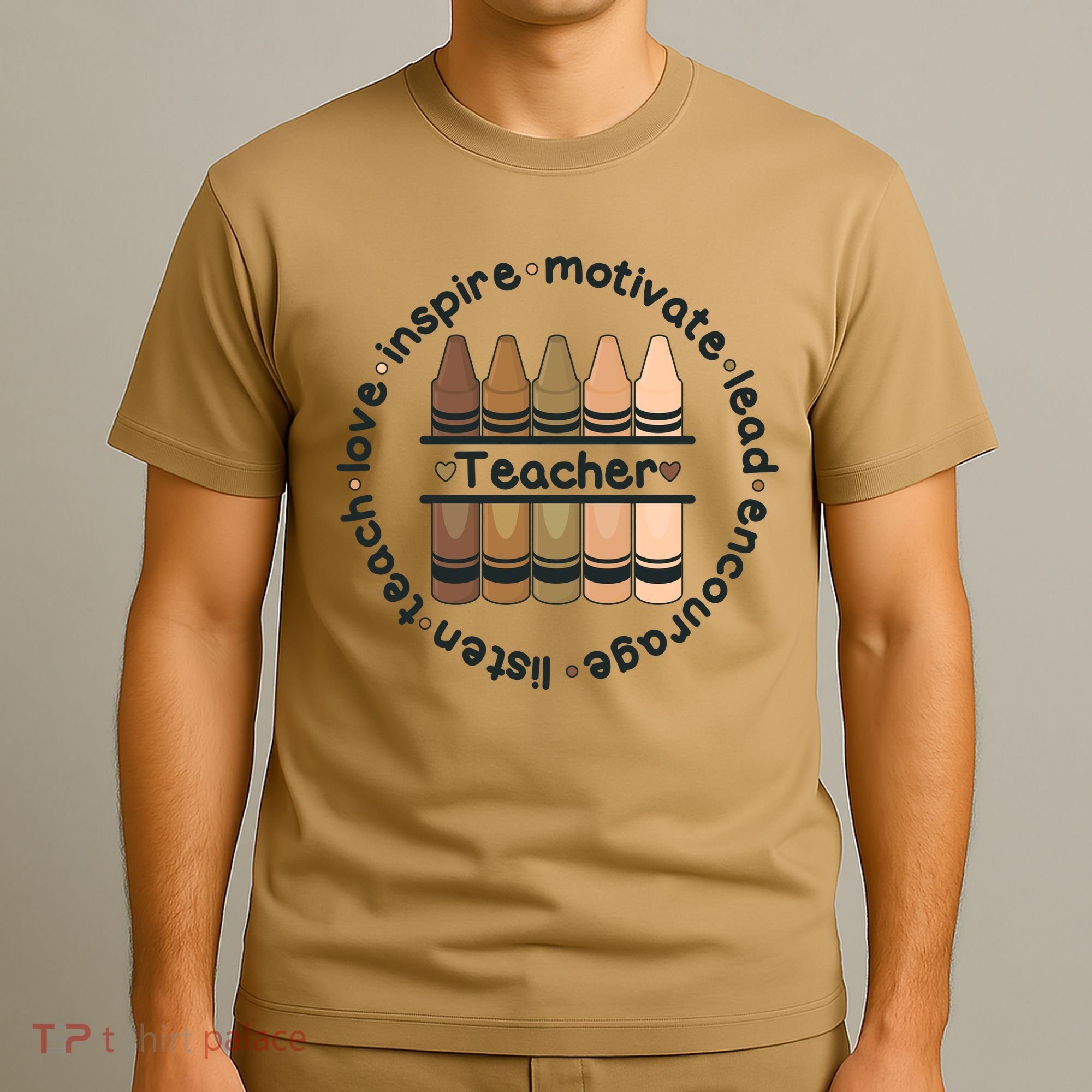 Multiethnic Teacher Inspire Motivate Lead T-Shirt