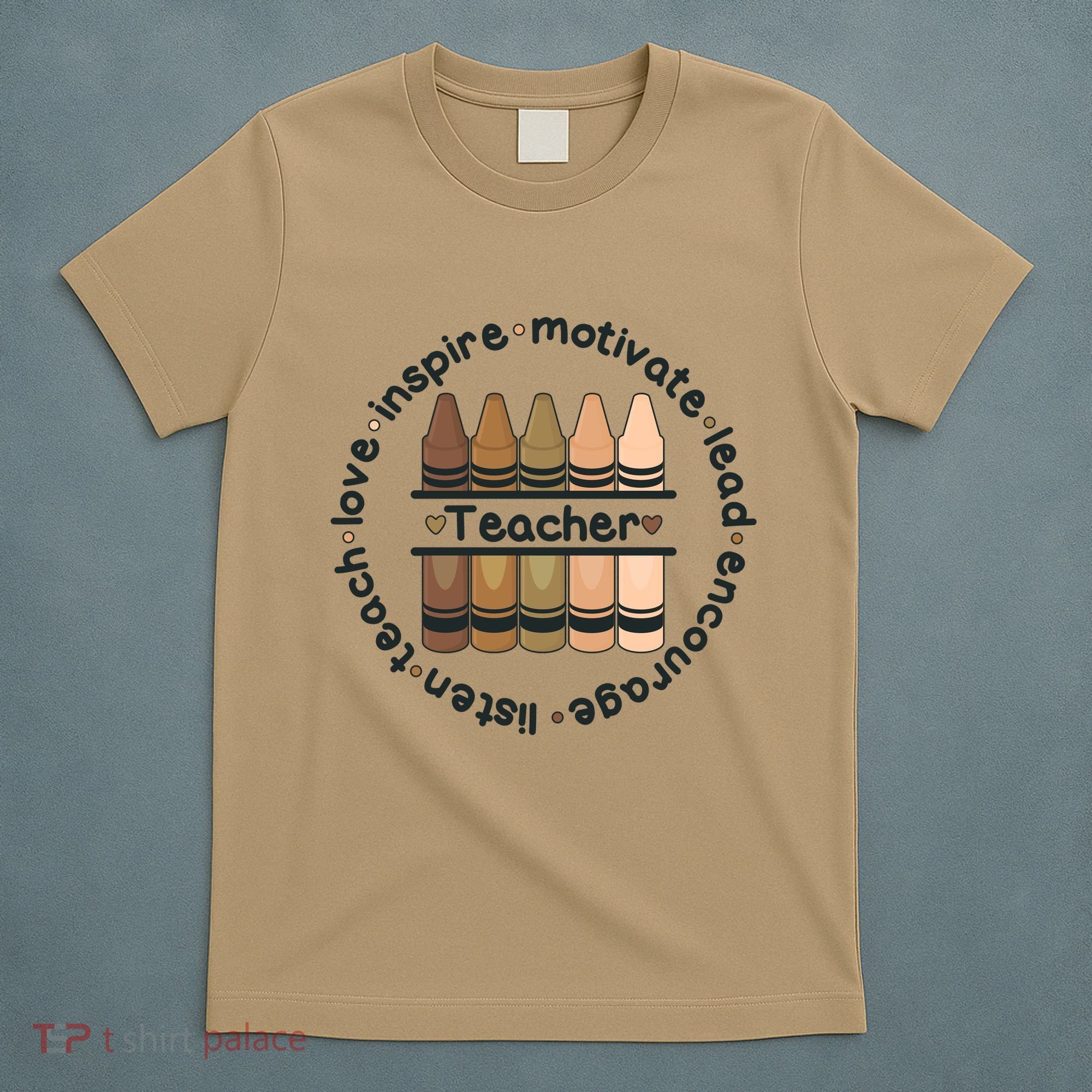 Multiethnic Teacher Inspire Motivate Lead T-Shirt