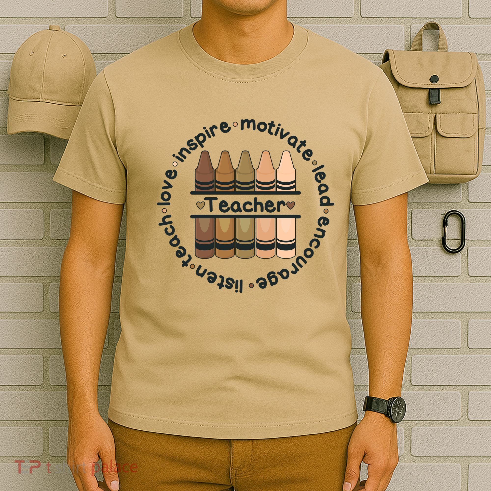 Multiethnic Teacher Inspire Motivate Lead T-Shirt