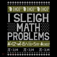 Math Teacher I Sleigh Math Problems Christmas Ugly Sweater Gift Bucket Hat thumb 4