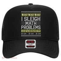Math Teacher I Sleigh Math Problems Christmas Ugly Sweater Gift Hat thumb 0