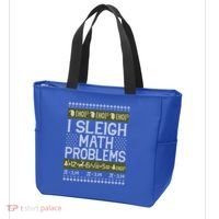 Math Teacher I Sleigh Math Problems Christmas Ugly Sweater Gift Tote Bag thumb 3