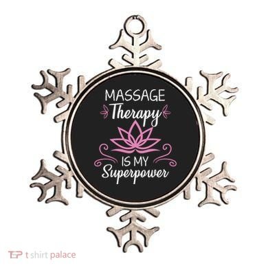 Massage Therapy Is My Superpower Massage Therapist Gift Ornament