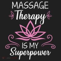 Massage Therapy Is My Superpower Massage Therapist Gift Golf Towel thumb 3