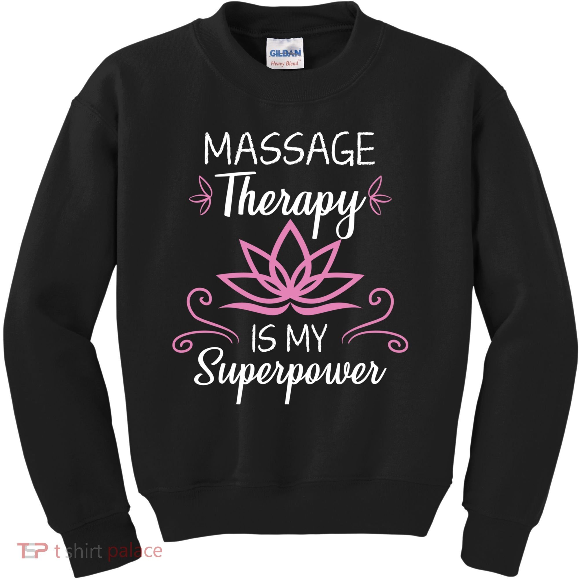 Massage Therapy Is My Superpower Massage Therapist Gift Kids Sweatshirt