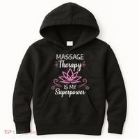 Massage Therapy Is My Superpower Massage Therapist Gift Kids Hoodie thumb 0