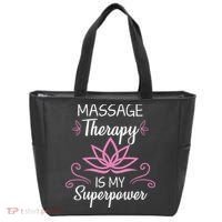 Massage Therapy Is My Superpower Massage Therapist Gift Tote Bag thumb 0