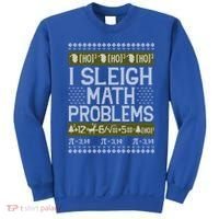 Math Teacher I Sleigh Math Problems Christmas Ugly Sweater Gift Sweatshirt thumb 0