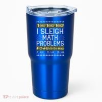 Math Teacher I Sleigh Math Problems Christmas Ugly Sweater Gift Tumbler thumb 0