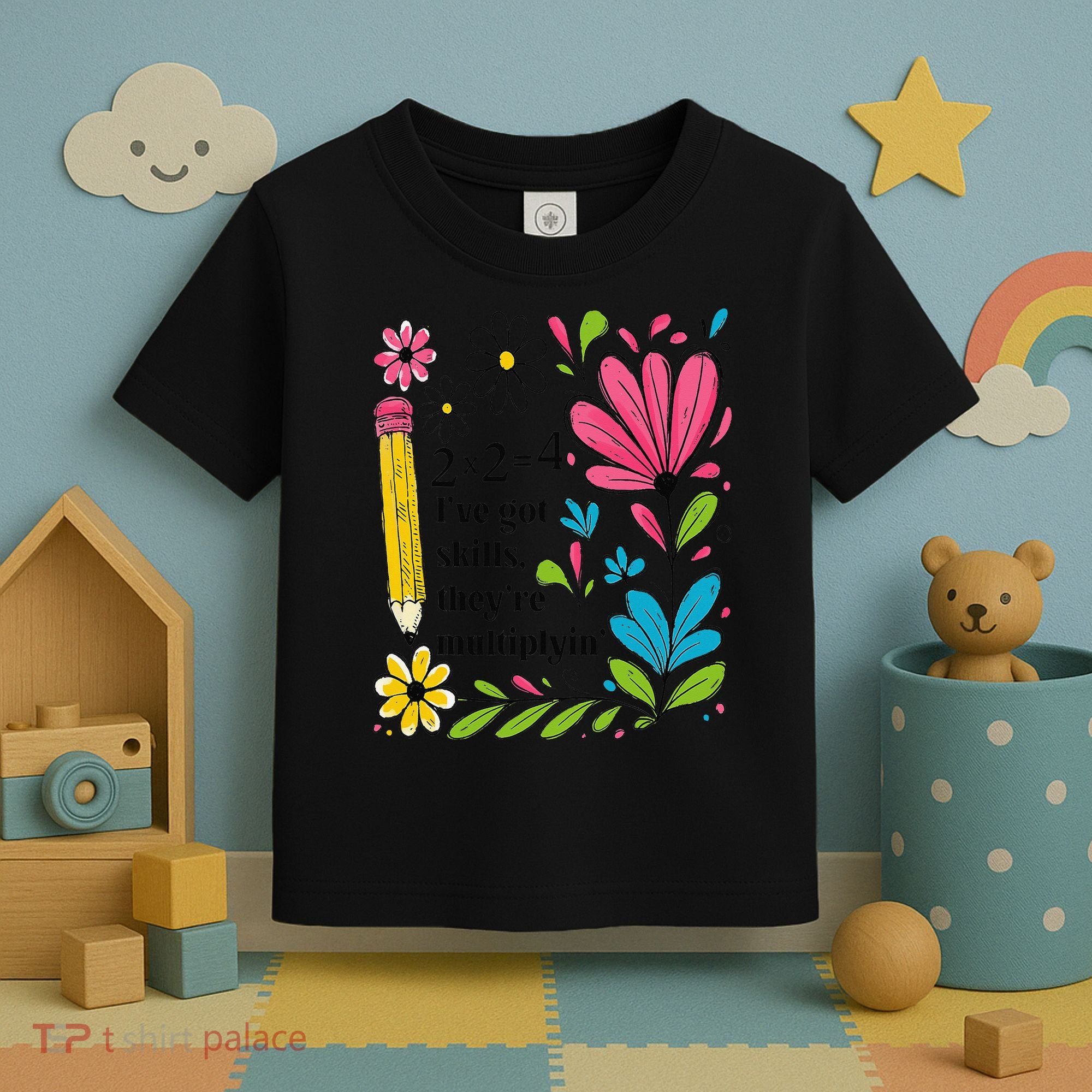 Math Teacher Ive Got Skills Theyre Multiplyin Mathematics Toddler T-Shirt