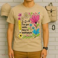 Math Teacher Ive Got Skills Theyre Multiplyin Mathematics T-Shirt thumb 6