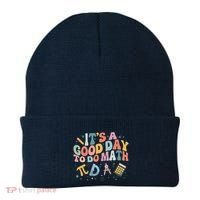 Math Teacher ItS A Good Day To Do Math Mathematics Beanie thumb 0