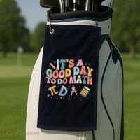 Math Teacher ItS A Good Day To Do Math Mathematics Golf Towel thumb 2