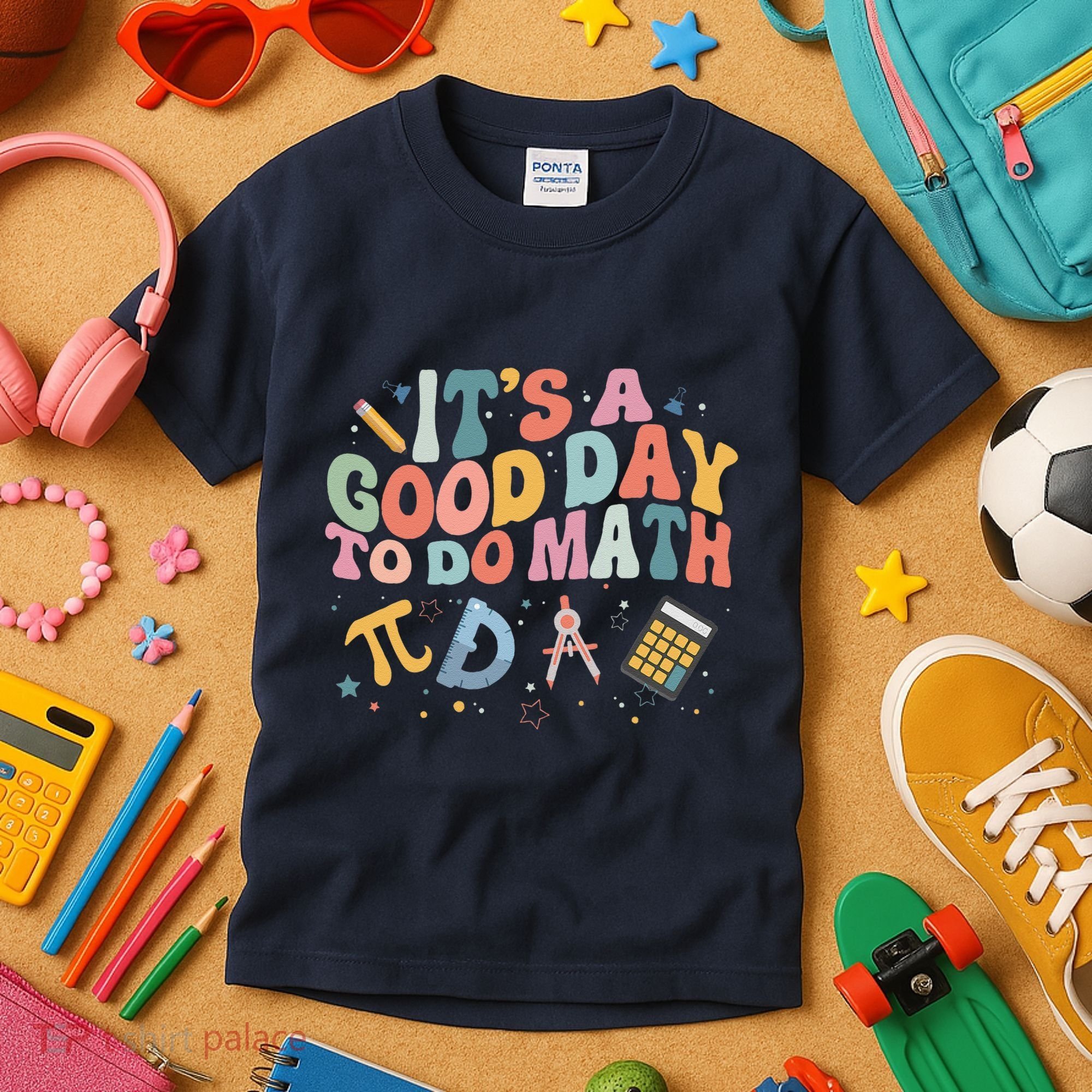 Math Teacher ItS A Good Day To Do Math Mathematics Kids T-Shirt