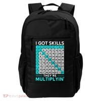 Math Teacher I Got Skills They're Multiplying Backpack thumb 0