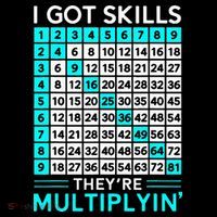 Math Teacher I Got Skills They're Multiplying Women's Hoodie thumb 2