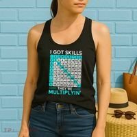 Math Teacher I Got Skills They're Multiplying Women's Tank Top thumb 2