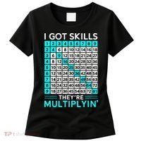 Math Teacher I Got Skills They're Multiplying Women's T-Shirt thumb 0