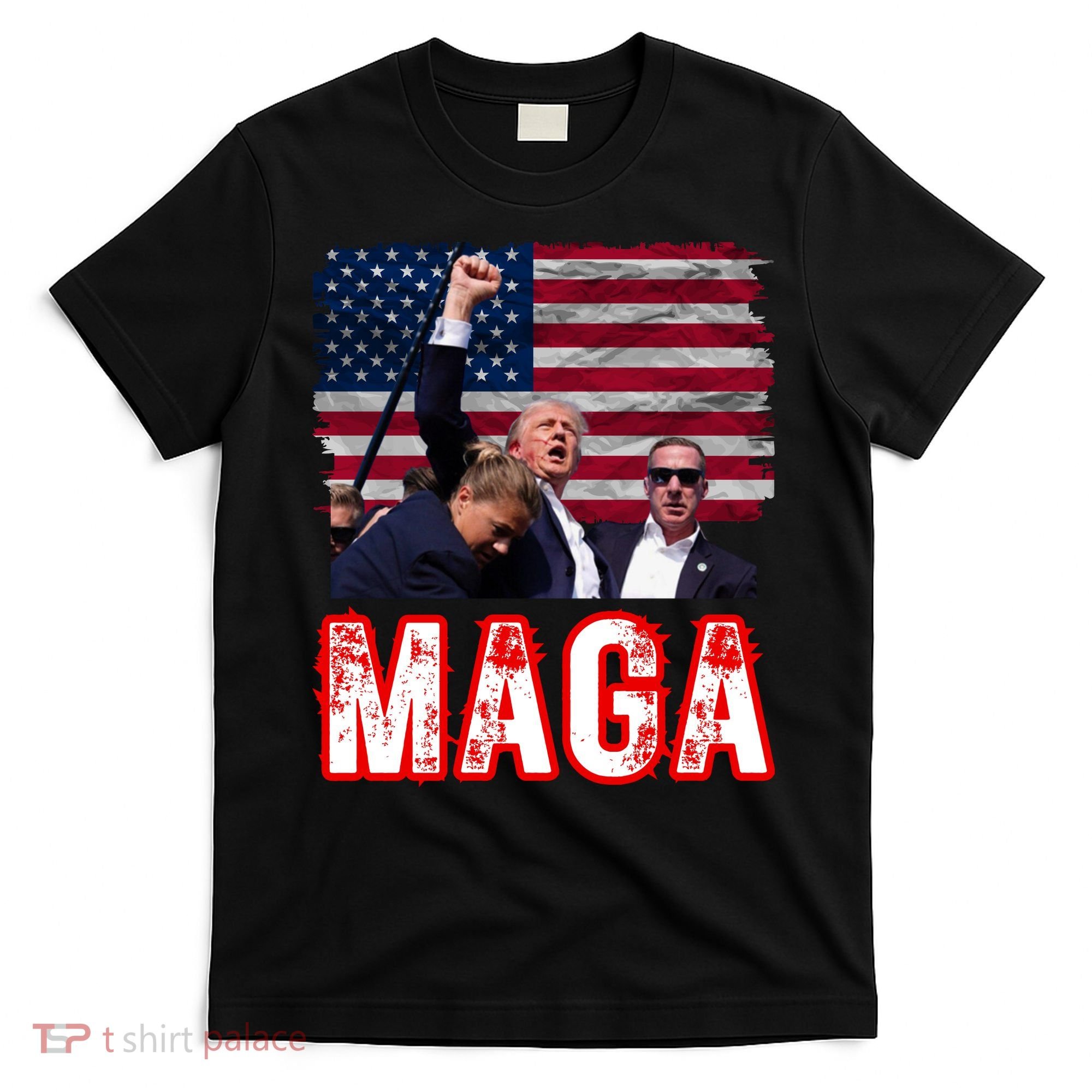 Maga Trump Iconic Fist Raised T-Shirt