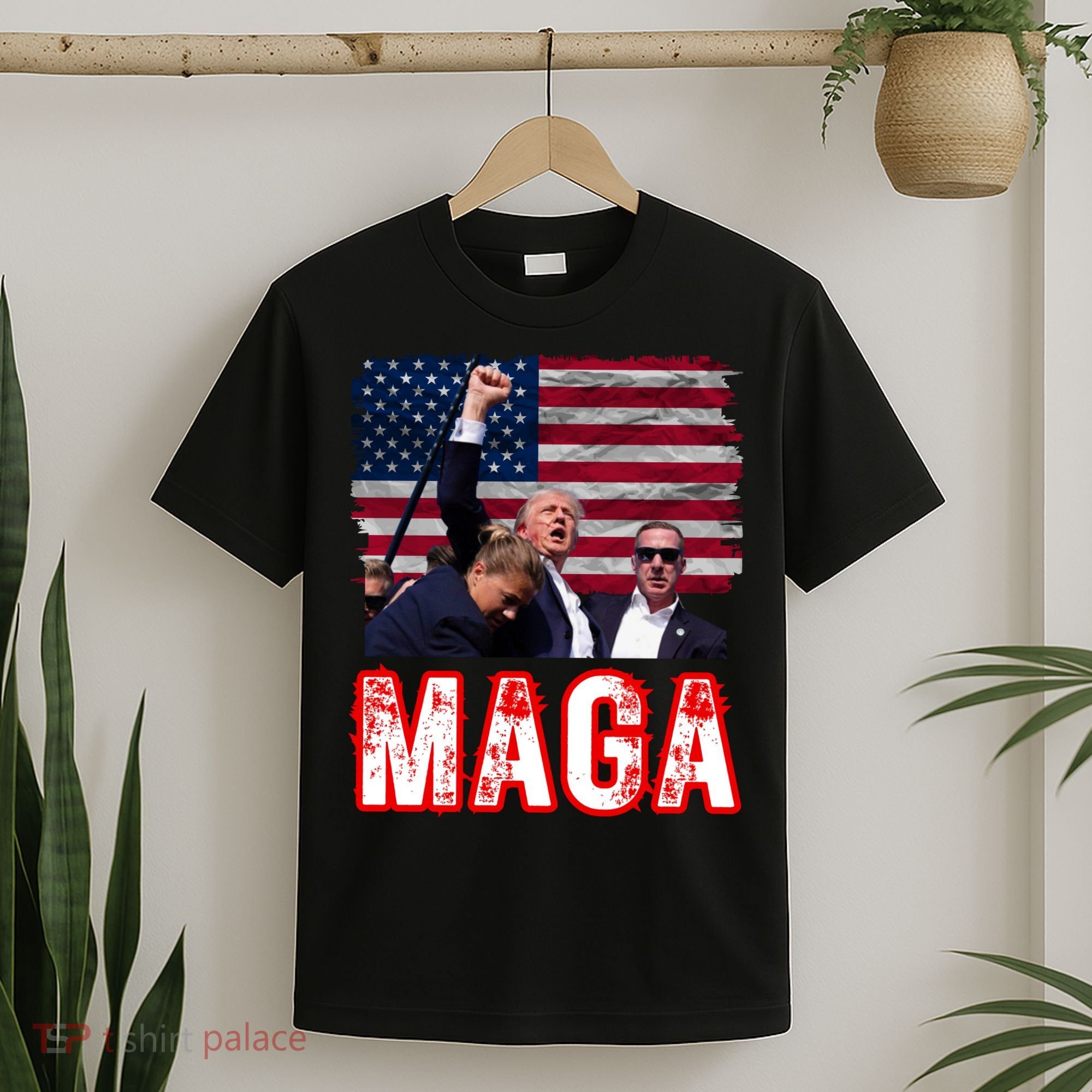 Maga Trump Iconic Fist Raised T-Shirt