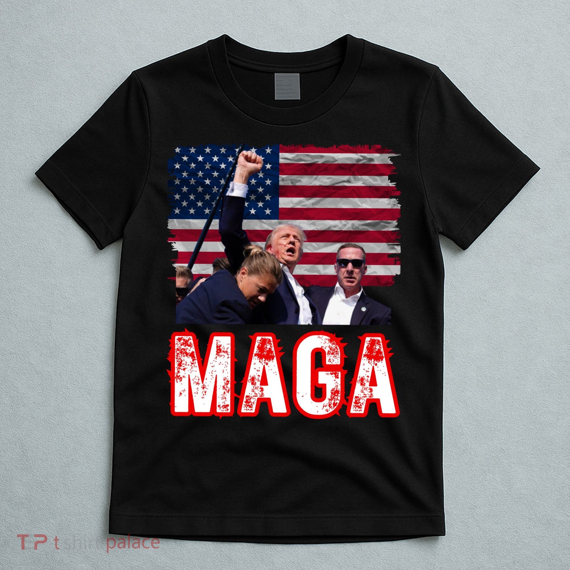 Maga Trump Iconic Fist Raised T-Shirt