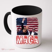 Maga Trump Iconic Fist Raised Coffee Mug thumb 0