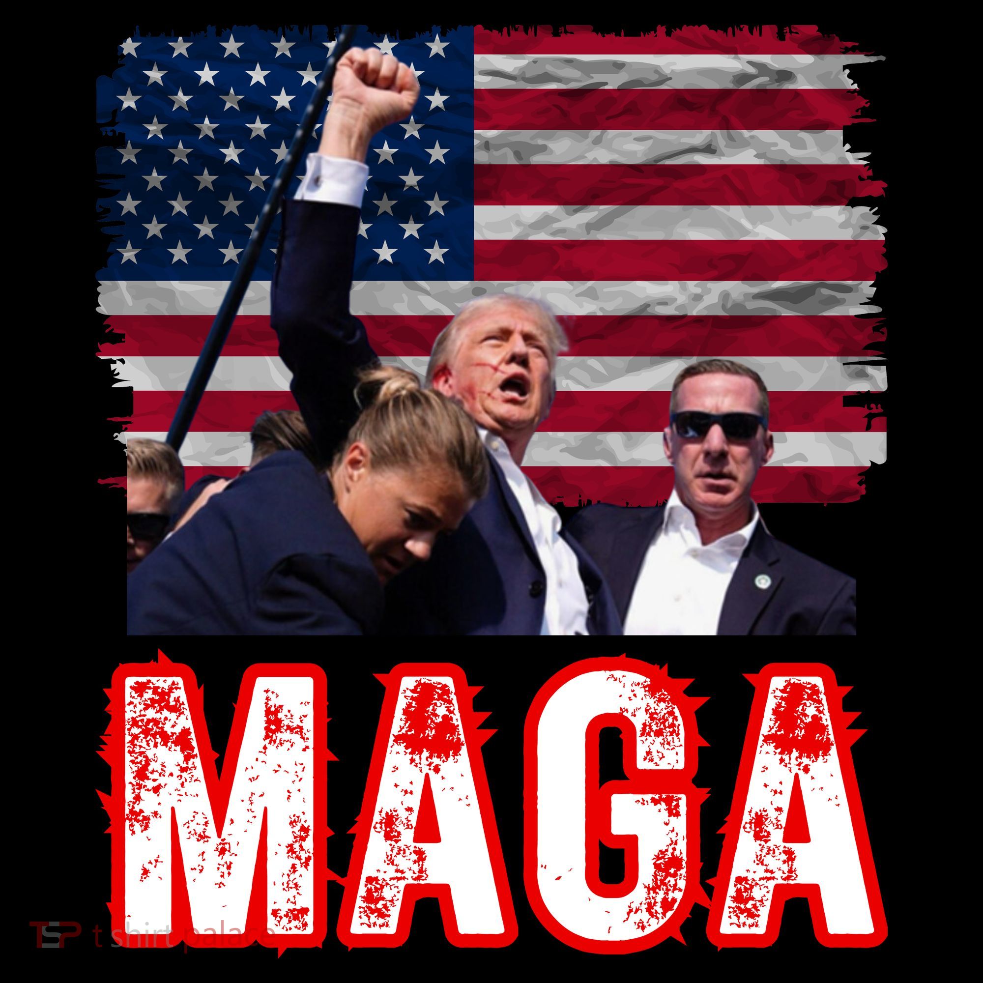 Maga Trump Iconic Fist Raised Coffee Mug