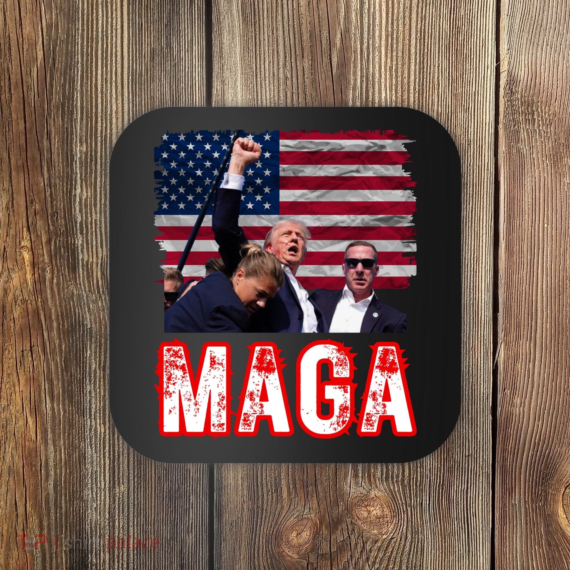 Maga Trump Iconic Fist Raised Coaster