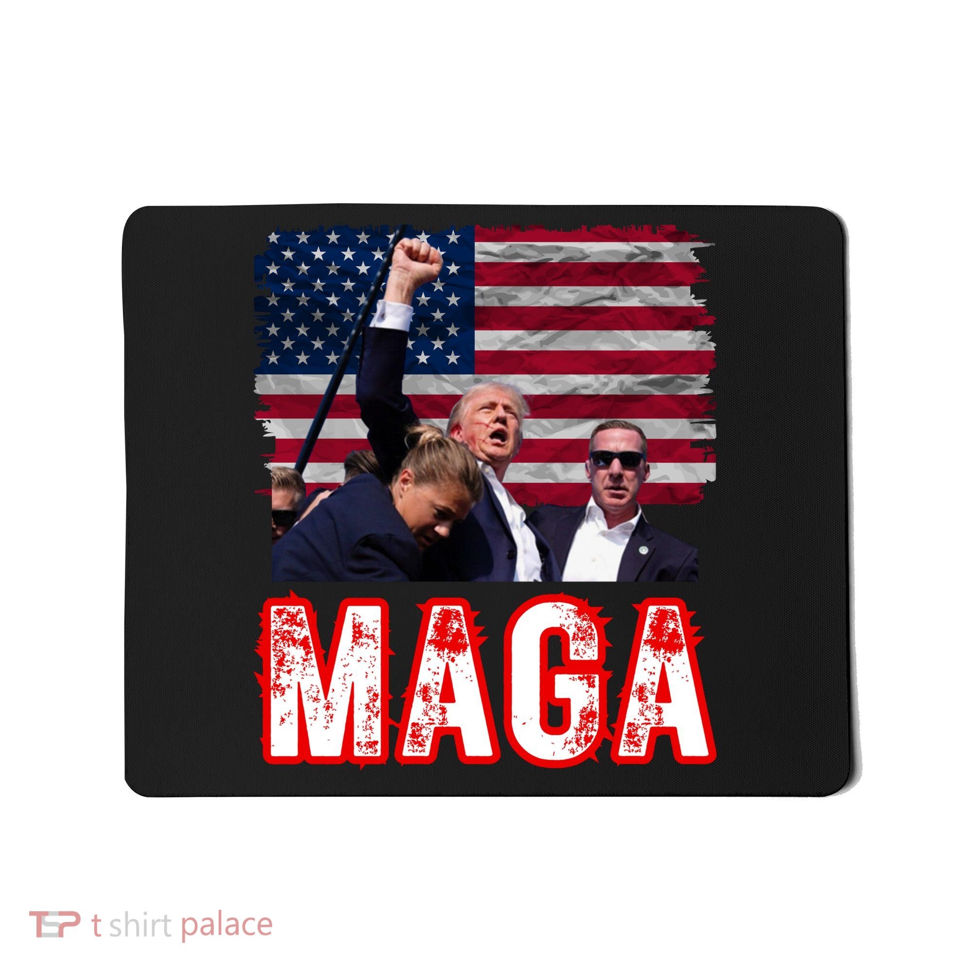 Maga Trump Iconic Fist Raised Mousepad