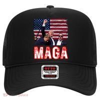 Maga Trump Iconic Fist Raised Hat thumb 0