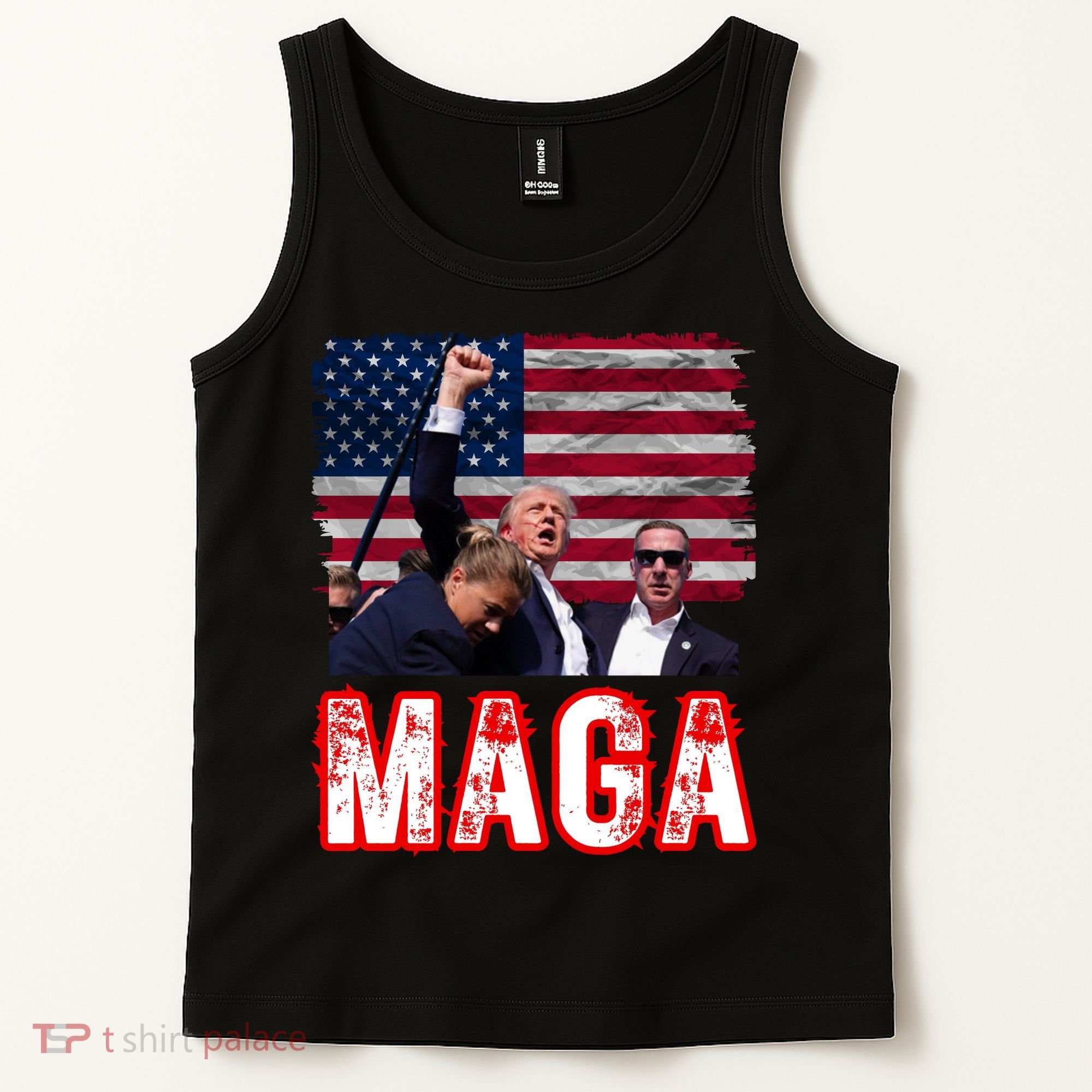 Maga Trump Iconic Fist Raised Tank Top