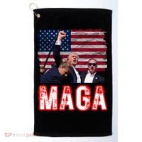 Maga Trump Iconic Fist Raised Golf Towel thumb 0