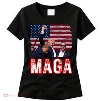 Maga Trump Iconic Fist Raised Women's T-Shirt thumb 0