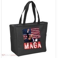 Maga Trump Iconic Fist Raised Tote Bag thumb 2