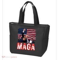 Maga Trump Iconic Fist Raised Tote Bag thumb 3