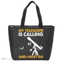 My Telescope Is Calling And I Must Go I Astronomy Tote Bag thumb 0