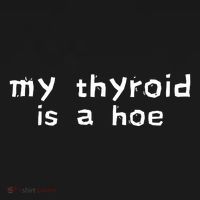 My Thyroid Is A Hoe Sarcastic Graves Disease Backpack thumb 2