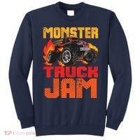 Monster Truck Jam Retro Huge Truck Sweatshirt thumb 0