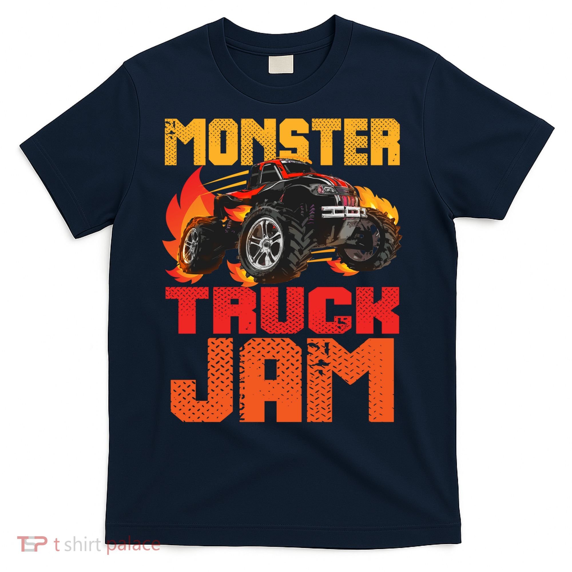 Monster Truck Jam Retro Huge Truck T-Shirt