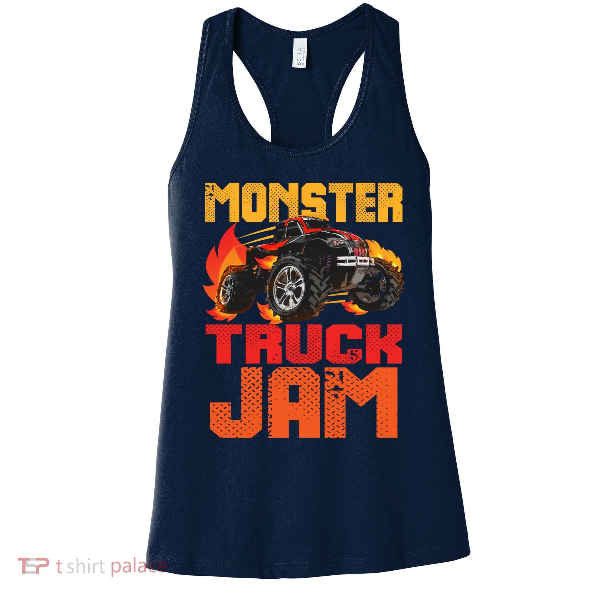 Monster Truck Jam Retro Huge Truck Women's Tank Top