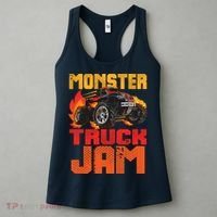 Monster Truck Jam Retro Huge Truck Women's Tank Top thumb 3