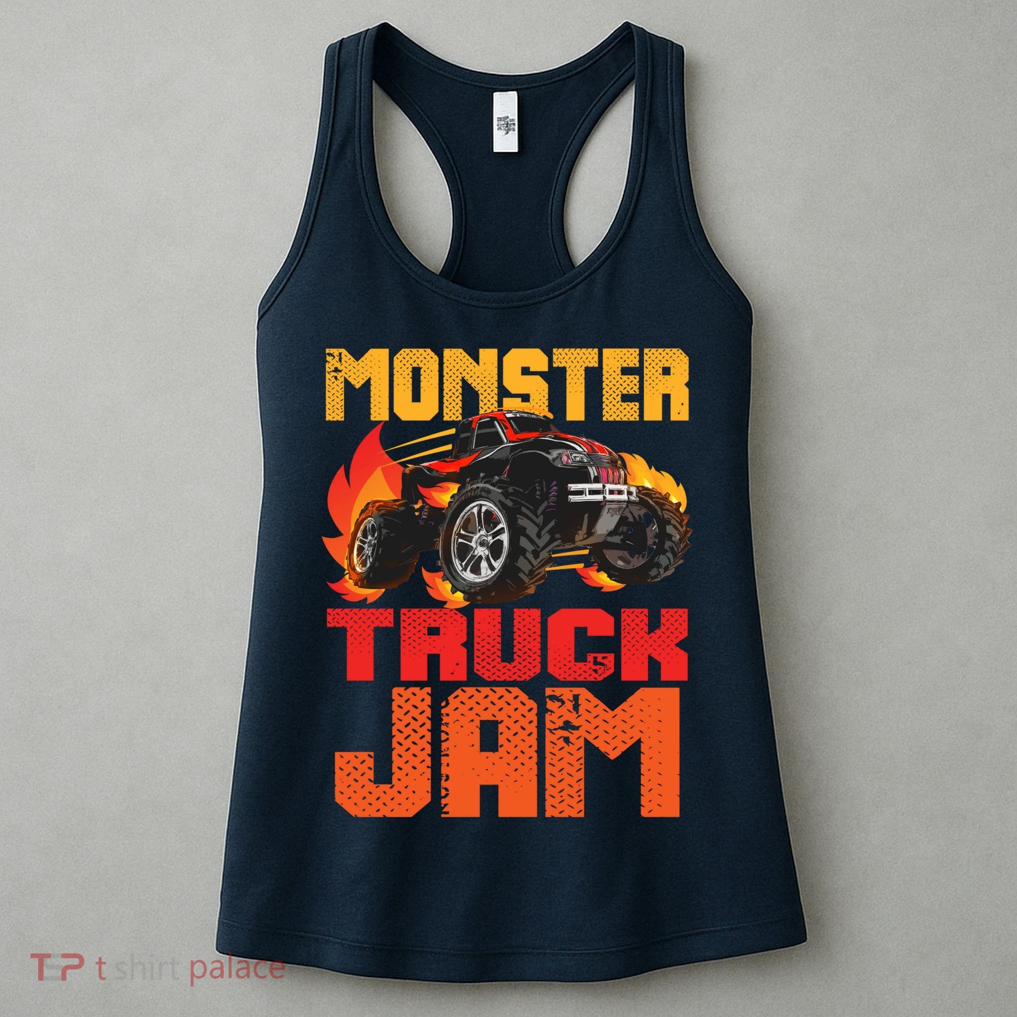 Monster Truck Jam Retro Huge Truck Women's Tank Top
