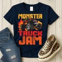 Monster Truck Jam Retro Huge Truck Women's T-Shirt thumb 3