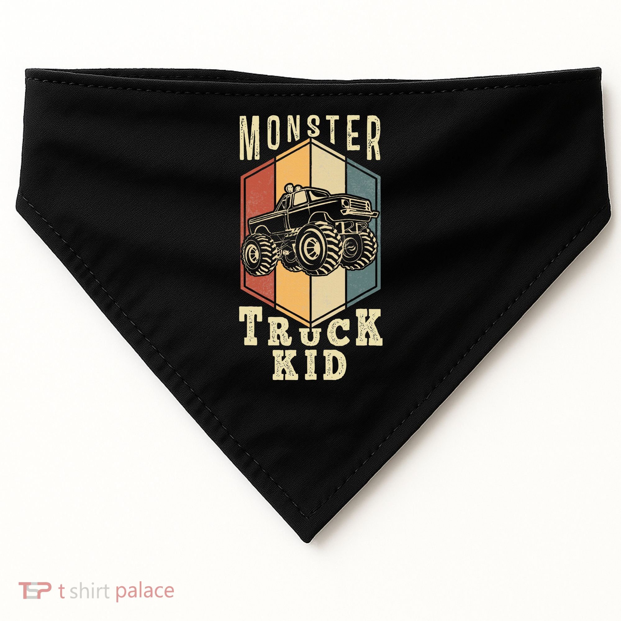 Monster Truck K.I.D Gifts USA-Made Doggie Bandana