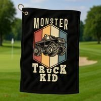 Monster Truck K.I.D Gifts Golf Towel thumb 1